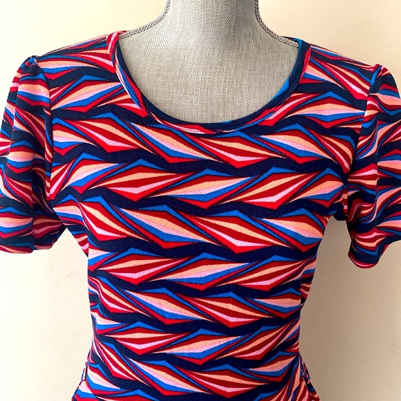 LuLaRoe “AMELIA” MIDI DRESS SIZE LARGE 🌟NWOT🌟 - Picture 3 of 15